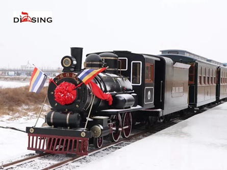 Track diesel Sightseeing Train DST-G14-D160